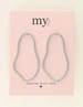 My Jewellery Earrings statement organic strass MJ09972
