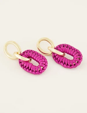 My Jewellery Earrings statement PU metallic MJ07781