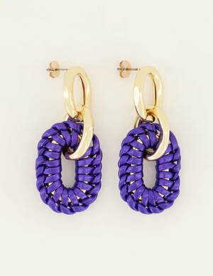 My Jewellery Earrings statement PU metallic MJ07781