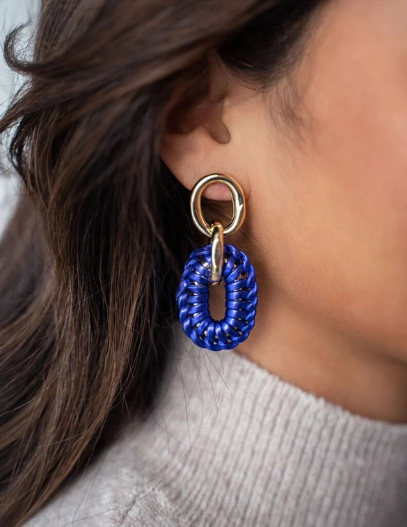 My Jewellery Earrings statement PU metallic MJ07781