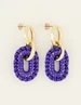 My Jewellery Earrings statement PU metallic MJ07781
