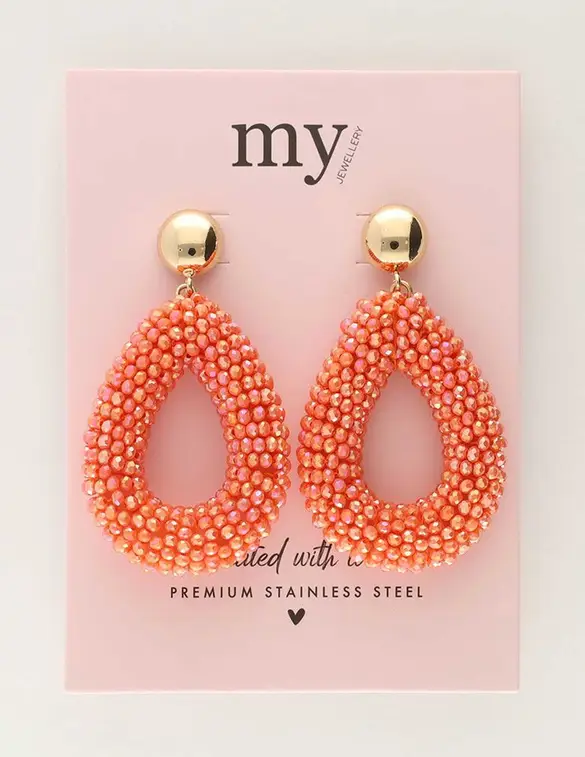 My Jewellery Earrings statement red MJ10765