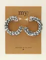 My Jewellery Earrings statement silver MJ08779