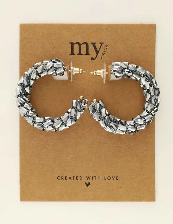 My Jewellery Earrings statement silver MJ08779