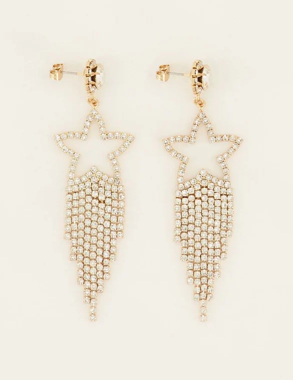 My Jewellery Earrings statement stars with stras MJ07575