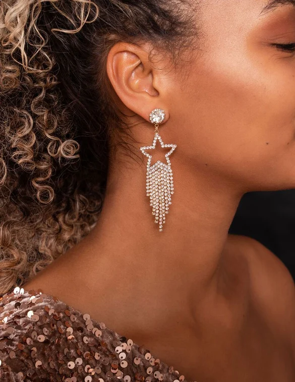 My Jewellery Earrings statement stars with stras MJ07575