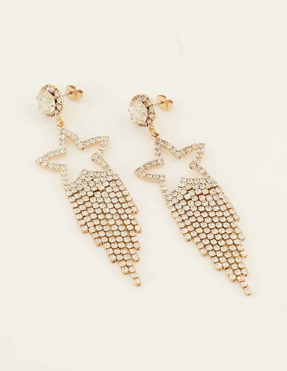 My Jewellery Earrings statement stars with stras MJ07575