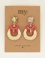 My Jewellery Earrings statement steel beads MJ07375