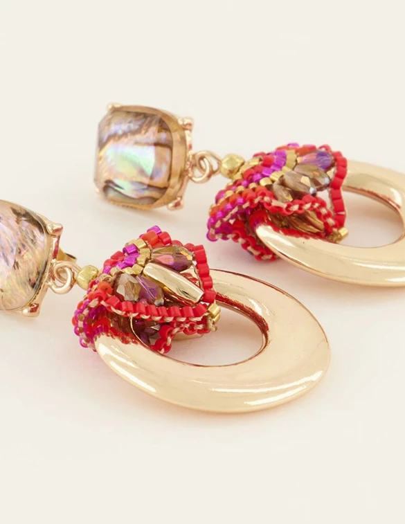 My Jewellery Earrings statement steel beads MJ07375