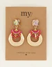 My Jewellery Earrings statement steel beads MJ07375