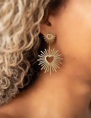My Jewellery Earrings statement sunrays MJ08716