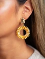 My Jewellery Earrings statement yellow MJ08781
