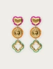 My Jewellery Earrings stmt beaded charms clover MJ12619