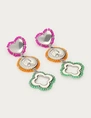 My Jewellery Earrings stmt beaded charms clover MJ12619