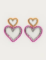 My Jewellery Earrings stmt beaded hearts MJ12623