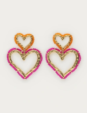 My Jewellery Earrings stmt beaded hearts MJ12623