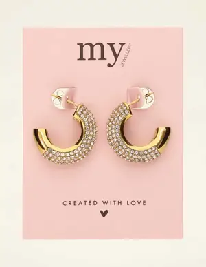 My Jewellery Earrings strass round MJ08467