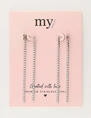 My Jewellery Earrings strings with pearls MJ11644