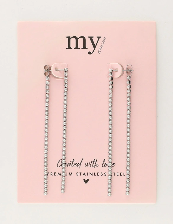 My Jewellery Earrings strings with pearls MJ11644