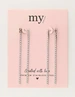 My Jewellery Earrings strings with pearls MJ11644