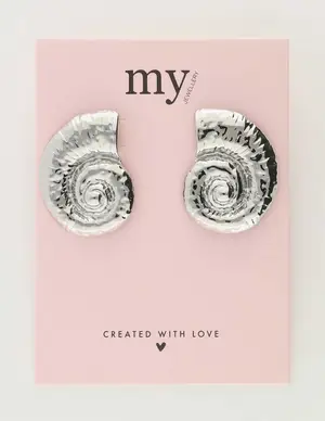 My Jewellery Earrings studs big shell MJ10378