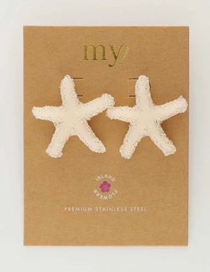My Jewellery Earrings studs white starfish MJ10741
