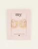 My Jewellery Earrings swirl effect MJ07518