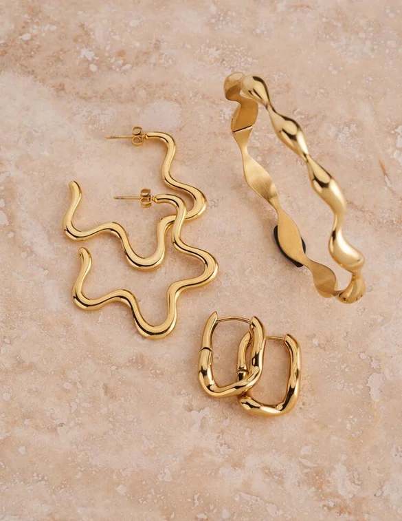 My Jewellery Earrings swirl effect MJ07518