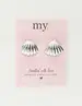 My Jewellery Earrings triangle stripes MJ10790