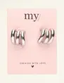My Jewellery Earrings triple ring MJ08717
