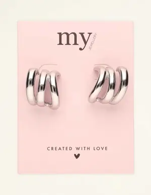 My Jewellery Earrings triple ring MJ08717