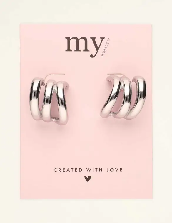 My Jewellery Earrings triple ring MJ08717