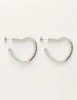 My Jewellery Earrings twisted heart hoops MJ11250