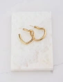 My Jewellery Earrings twisted heart hoops MJ11250