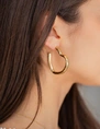 My Jewellery Earrings twisted heart hoops MJ11250