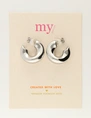 My Jewellery Earrring hoop organic MJ12182