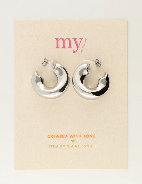 My Jewellery Earrring hoop organic MJ12182