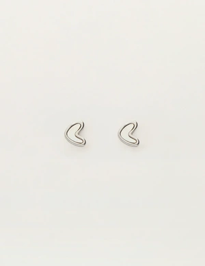 My Jewellery Earstud heart pearl MJ12101