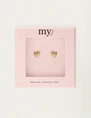 My Jewellery Earstud heart strass MJ12098