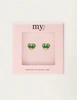 My Jewellery Earstud mini art heart green MJ12096