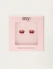 My Jewellery Earstud mini art heart purple MJ12095