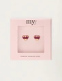 My Jewellery Earstud mini art heart purple MJ12095