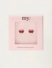 My Jewellery Earstud mini art heart purple MJ12095