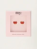 My Jewellery Earstud mini art heart red MJ12094