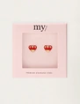 My Jewellery Earstud mini art heart red MJ12094