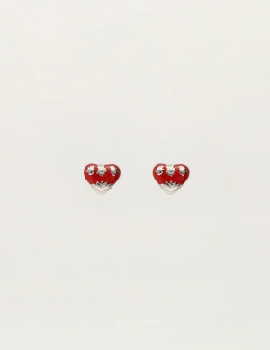 My Jewellery Earstud mini art heart red MJ12094