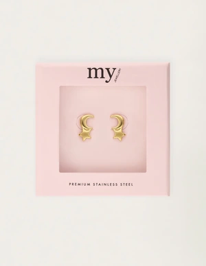 My Jewellery Earstud moon star small MJ12107