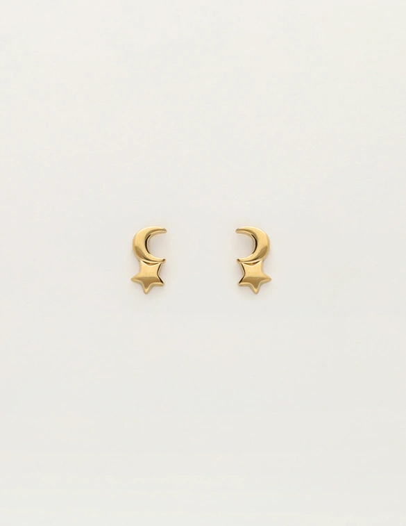 My Jewellery Earstud moon star small MJ12107