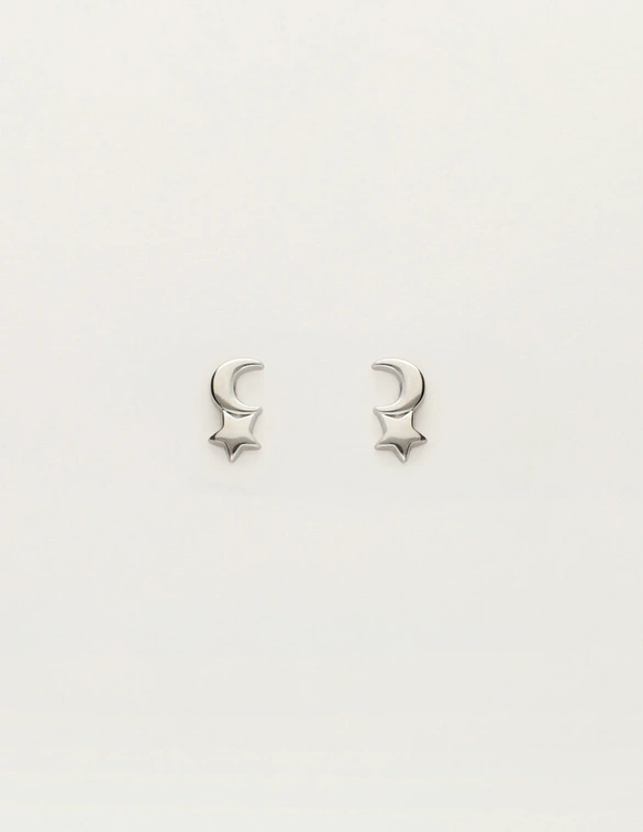 My Jewellery Earstud moon star small MJ12107