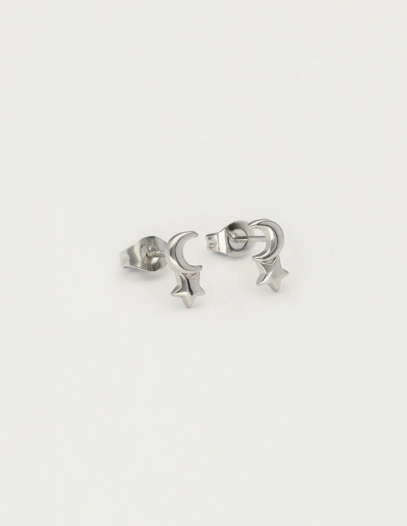 My Jewellery Earstud moon star small MJ12107
